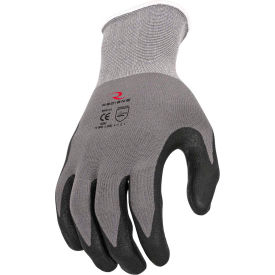 Radians Inc RWG11L Radians® RWG11 Microdot Foam Nitrile Gripper Gloves, L, 12 Pairs image.