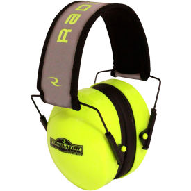 Radians Inc TR0HVG-BX Radians® TR0HVG-BX Terminator™ Folding Ear Muff, High-Vis Lime image.