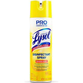 United Stationers Supply 36241-04650 Professional LYSOL Brand Disinfectant Spray, Original Scent, 19 oz Aerosol Spray, 12/Carton image.