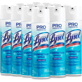 Professional LYSOL® Disinfectant Fresh 19 oz. Aerosol Spray 12 Cans/Case - 04675
