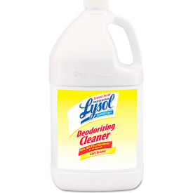 United Stationers Supply 36241-76334 Professional LYSOL Brand Disinfectant Deodorizing Cleaner Concentrate, 1 Gallon, Lemon Scent, 4/CS image.