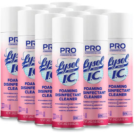 Lysol® IC™ Foaming Disinfectant Aerosol Spray 24 oz. Capacity Pack of 12