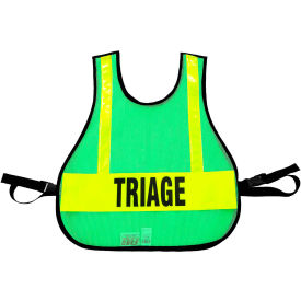 R&B Fabrications Triage Safety Vest, Lime Green