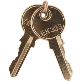 Replacement Keys KEYSET, Set Of Two, For Key Latched Metal Housings view 2