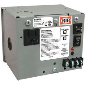 Functional Devices PSH75A RIB® AC Power Supply PSH75A / Enclosed / Single / 75VA / 120 / 208 / 240 / 277 / 480-24VAC image.