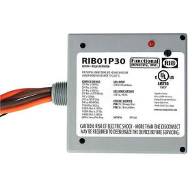 Functional Devices RIB01P30 RIB® Enclosed Power Relay RIB01P30, 30A, DPST, 120VAC image.