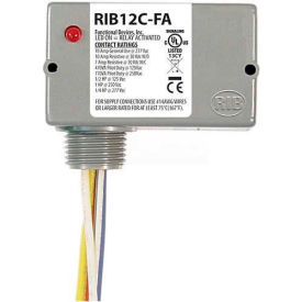 Functional Devices RIB12C-FA RIB® Enclosed Polarized Relay RIB12C-FA, 10A, SPDT, 12VAC/VDC image.