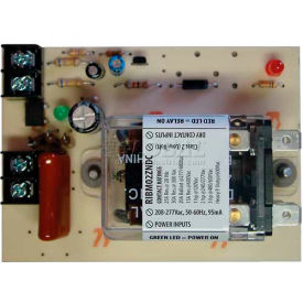 Functional Devices RIBM02ZNDC RIB® Dry Contact Input Relay RIBM02ZNDC, Panel 4" x 2.875", 208-277VAC, 30A, DPDT image.