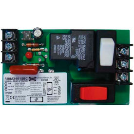 RIB® Panel Relay RIBM2401SBC 4" x 2.35" 20A SPDT 24VAC/DC/120VAC Override 