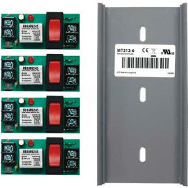 RIB® Track Mount Relay RIBMN24S-4T 4 Panel RIBMN24SS 1-MT212-6 