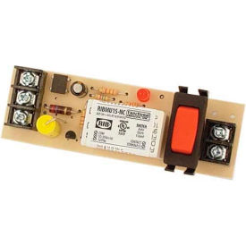 RIB® Track Mount Relay RIBMU1S-NC 4" 15A SPST-NC 10-30VAC/DC/120VAC Override 