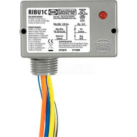 Functional Devices RIBU1C RIB® Enclosed Relay RIBU1C, 10A, SPDT, 10-30VAC/DC/120VAC image.
