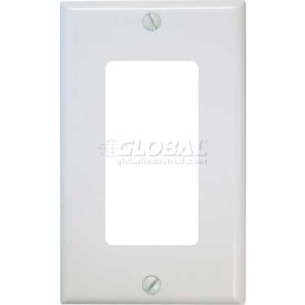 Functional Devices WSTP-W RIB® Wall Switch Plate WSTP-W, For Wireless Rocker Style Transmitter Switch, White image.