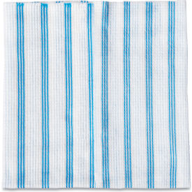 Rubbermaid® HYGEN™ Disposable Microfiber Cleaning Cloths 12x12 Blue/White Stripe 600/CT