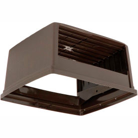 Rubbermaid Commercial Products FG256V00BRN  Rubbermaid® Plastic Hooded Lid, Brown image.