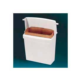 Rubbermaid Commercial Products FG614000WHT Rubbermaid® Wall Mounted Sanitary Napkin Receptacle - FG614000 WHT image.