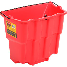 Rubbermaid Commercial Products FG917388BLA Rubbermaid® Ranger® Plastic Square Trash Can, 4 Openings, 45 Gallon, Black image.