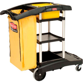 Rubbermaid Commercial Products FG9T7200BLA Rubbermaid® High Capacity Cleaning Cart 9T72 image.