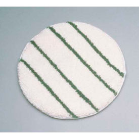 Rubbermaid Commercial Products FGP26900WH00 Rubbermaid® Commercial 19" Carpet Bonnet, White/Green, 5 Per Case image.