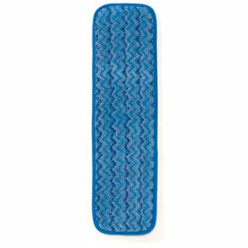 Rubbermaid Commercial Products FGQ41000BL00 Rubbermaid® HYGEN 18" Microfiber Wet Pad, Blue image.