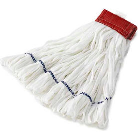 Medium Rough Floor Looped-End Cotton/Synthetic Wet Mop Head White 12/Pack - RCPT255