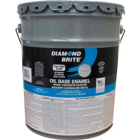 Diamond Brite Oil Enamel Paint, Tile Red 5 Gallon Pail 1/Case - 31250-5