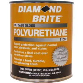 RDL Marketing, Inc 71000-4 Diamond Brite Oil Gloss Polyurethane Paint, 32 Oz. Pail - 71000-4 image.