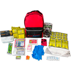 Ready America, Inc 70289 Ready America® 3 Day Fire/Blackout Emergency Kit, 2 Person Backpack, 41 Pieces image.