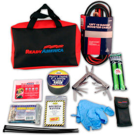 Ready America, Inc 70350 Ready America® Roadside Essentials Kit, 1 Person Carry Bag, 16 Pieces image.