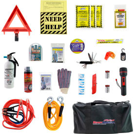 Ready America, Inc 70352 Ready America® Auto Emergency Response Kit, 1 Person Carry Bag, 28 Pieces image.