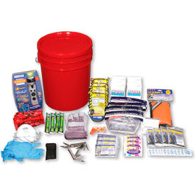 Ready America, Inc 70395 Ready America® 70395 Deluxe Emergency Bucket Kit, 4-Person image.