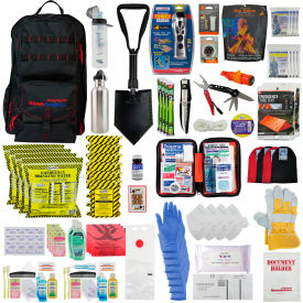 Ready America, Inc 70452 Ready America® 3 Day Elite Emergency Survival Kit, 4 Person Backpack, 112 Pieces image.
