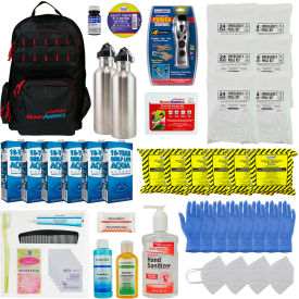 Ready America, Inc 70460 Ready America® 12 Day Shelter in Place Emergency Survival Kit, 2 Person Backpack, 38 Pieces image.