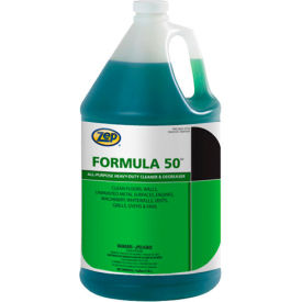AMREP INC. 85924 Zep® Formula 50 Cleaner & Degreaser, Gallon Bottle, 4 Bottles/Case image.