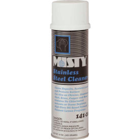 AMREP INC 1001541 Misty Stainless Steel Cleaner, 15 oz. Aerosol Can, 12 Cans - 1001541 image.