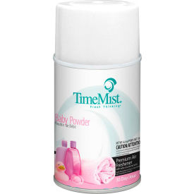 AMREP INC 1042686 TimeMist® Premium Metered Air Care Refills, Baby Powder - 6.6 oz. Can, 12 Cans/Case - 1042686 image.