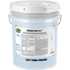 AMREP INC 167034 Zep Sewer Aid F.A.™ Alkaline Drain Opener, 40 Lb. Pail image.