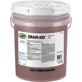 AMREP INC 167835 Zep Drain Aid™ Odorless Drain Pipe Cleaner, 5 Gallon Pail image.