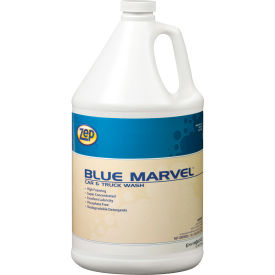 AMREP INC 35624 ZEP Blue Marvel Car & Truck Wash, 1 Gallon, 4 Bottle image.