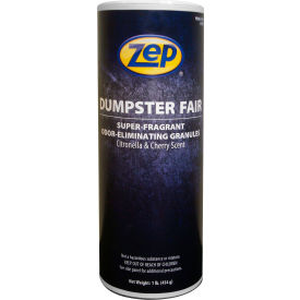 AMREP INC F03301 Zep Dumpster Fair Odor Eliminating Granules, One Pound Container, 12 Containers/Case image.