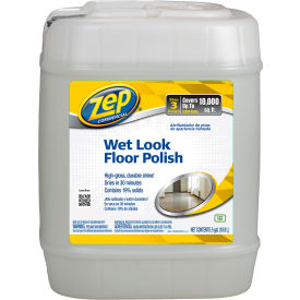 AMREP INC. ZUWLFF5G Zep® Wet Look Floor Finish, 5 Gallon Pail - ZUWLFF5G image.