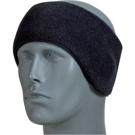 RefrigiWear 0053RBLKOSA Fleece Headband, Black image.