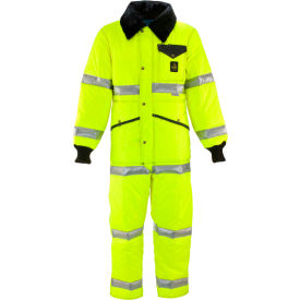 RefrigiWear 0344THVL2XLL2 L2 HiVis™ Minus 50 Suit Tall, HiVis Lime-Yellow - 2XL image.