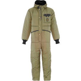 RefrigiWear 0381RSAG2XL Iron Tuff™ Minus 50 Hooded Suit Regular, Sage, 2XL image.