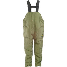 RefrigiWear 0385RSAGMED Iron Tuff™ High Bib Overall Regular, Sage - Medium image.