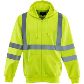 RefrigiWear Sweatshirt, Hi-Vis Lime, XL