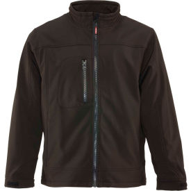 RefrigiWear 0491RBLK2XL Non-Insulated Softshell Jacket Regular, Black - 2XL image.