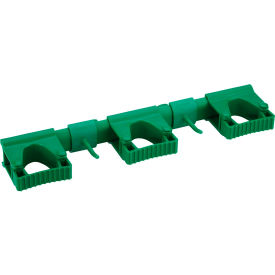 Remco 10112 Vikan Hygienic Hi-Flex Wall Bracket System, Green, Polypropylene/TPE Rubber/Polyamide image.