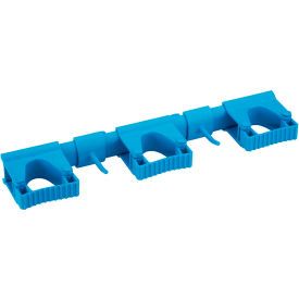 Remco 10113 Vikan Hygienic Hi-Flex Wall Bracket System, Blue, Polypropylene/TPE Rubber/Polyamide image.