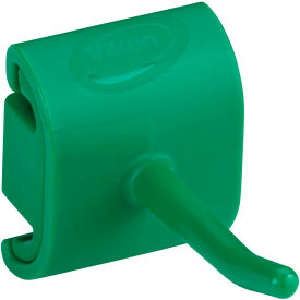 Remco 10122 Vikan Hygienic Wall Bracket, Single Hook Module, Green, Polypropylene/Polyamide image.